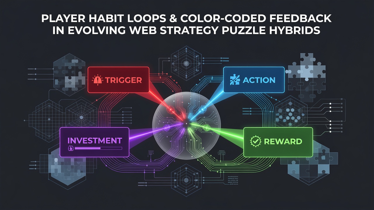 Players engaging with evolving color feedback systems in browser-based strategy puzzle hybrids during evening sessions