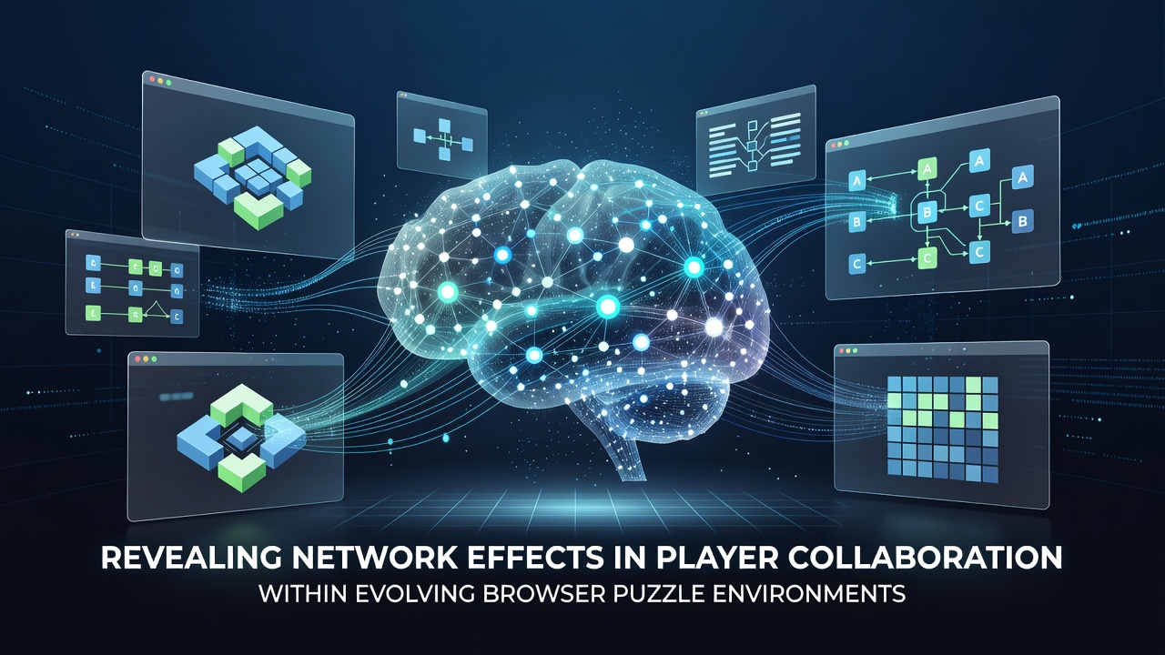 Players coordinating strategies in an evolving browser puzzle with real-time network effect indicators